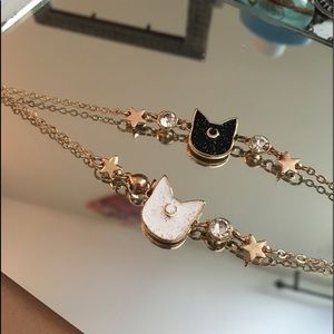 Sailor moon cat bracelet